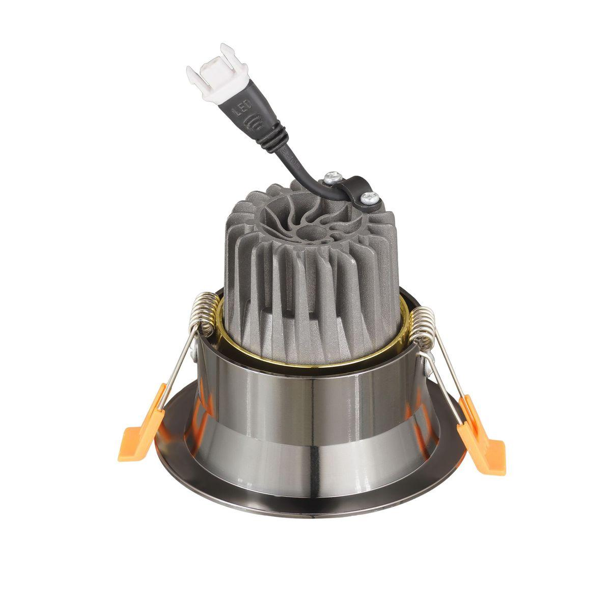 встраиваемый светодиодный светильник lumina deco dalston ldc y115 bk+gd