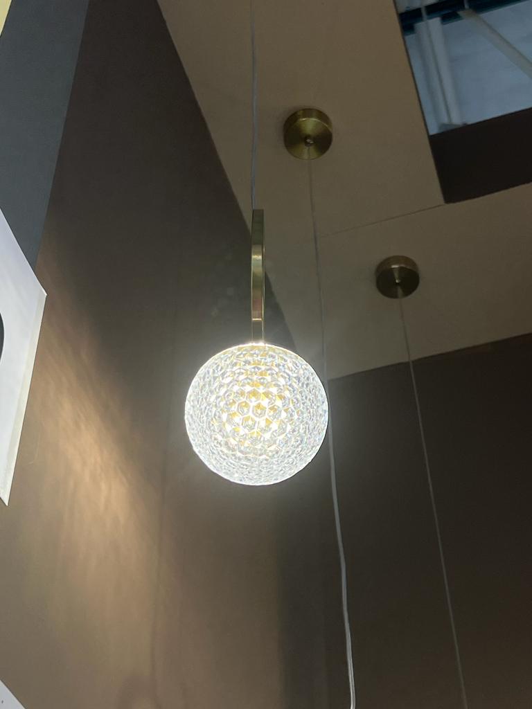 подвесной светильник crystal lux carolina sp1 v1 brass