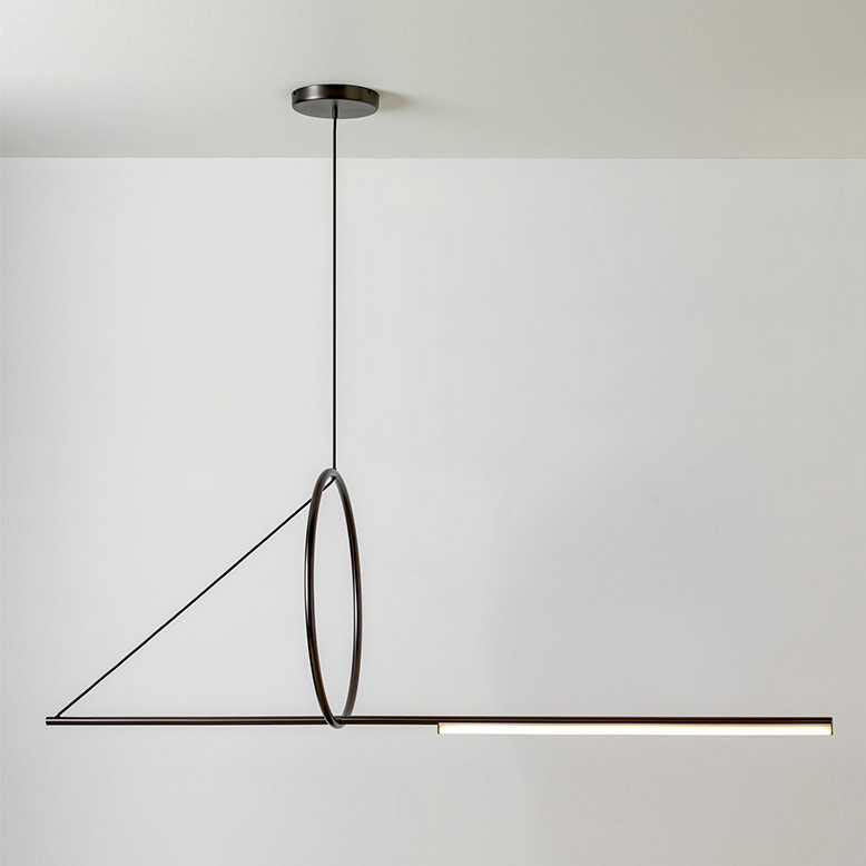 подвесной светильник imperiumloft suspension cercle et trait 202723-23
