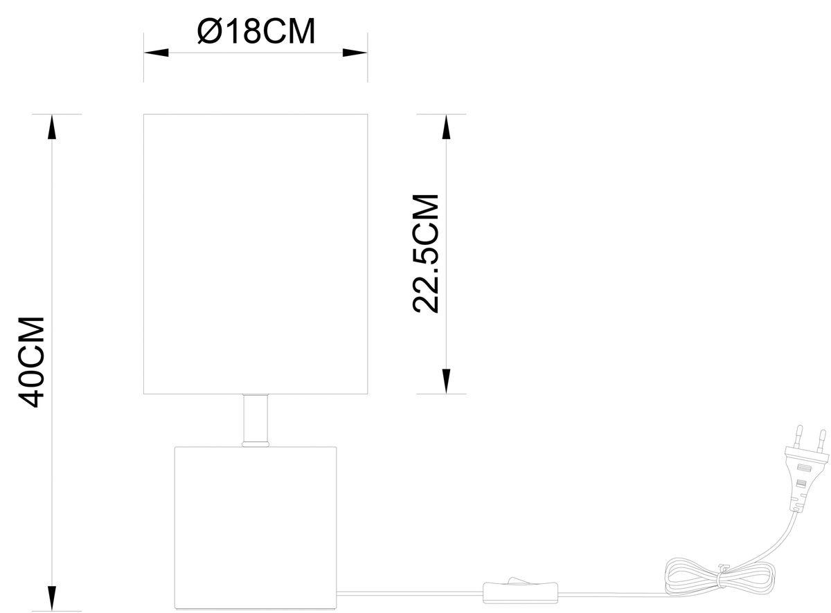 настольная лампа arte lamp jishui a5036lt-1br
