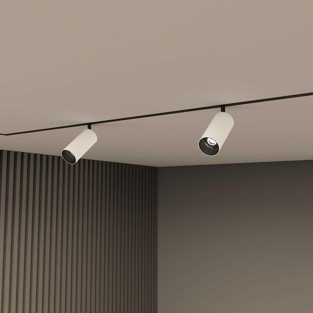 трековый светодиодный светильник denkirs smart spot dk8041-bw+bk