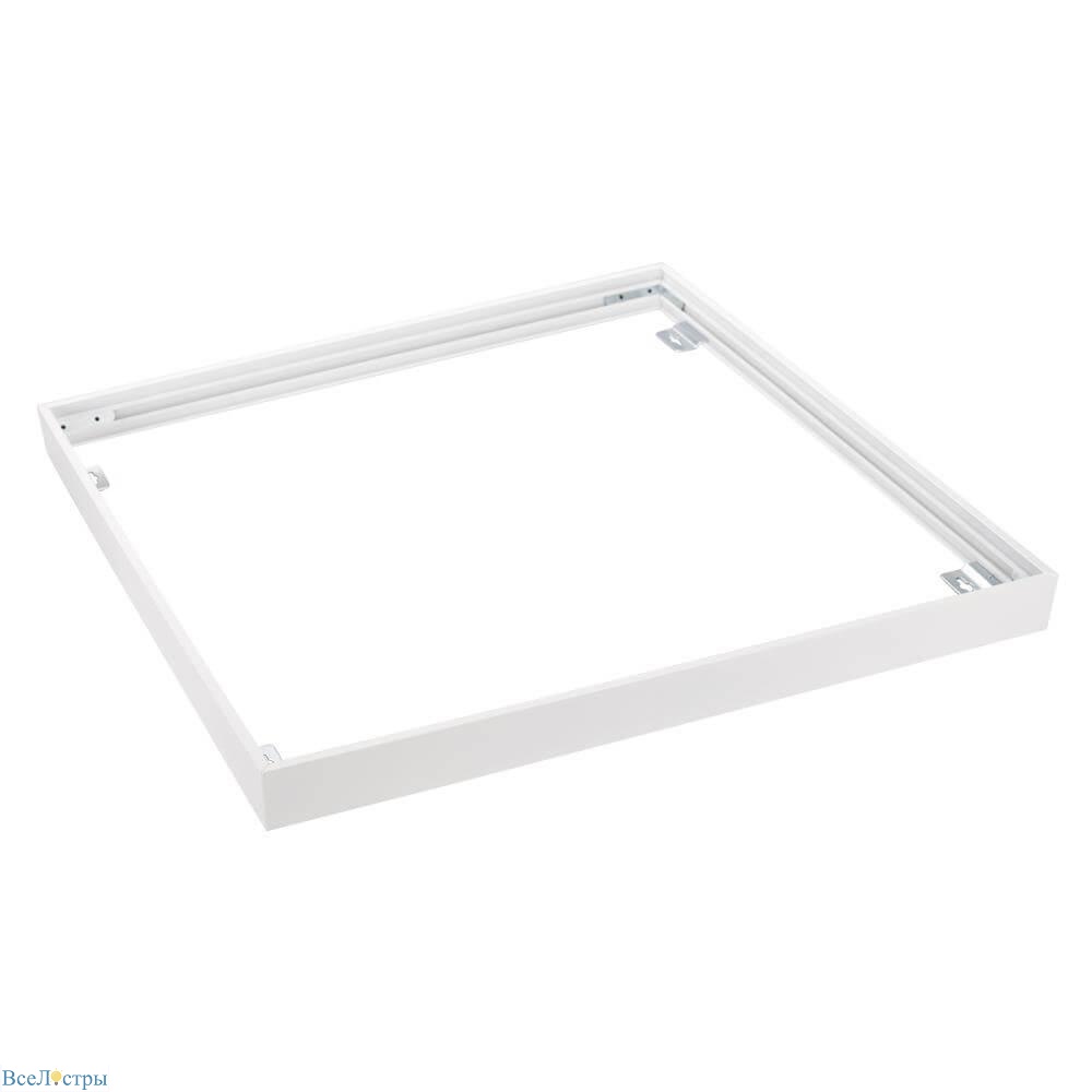 рамка для накладной установки панелей arlight sx6060a white 026610