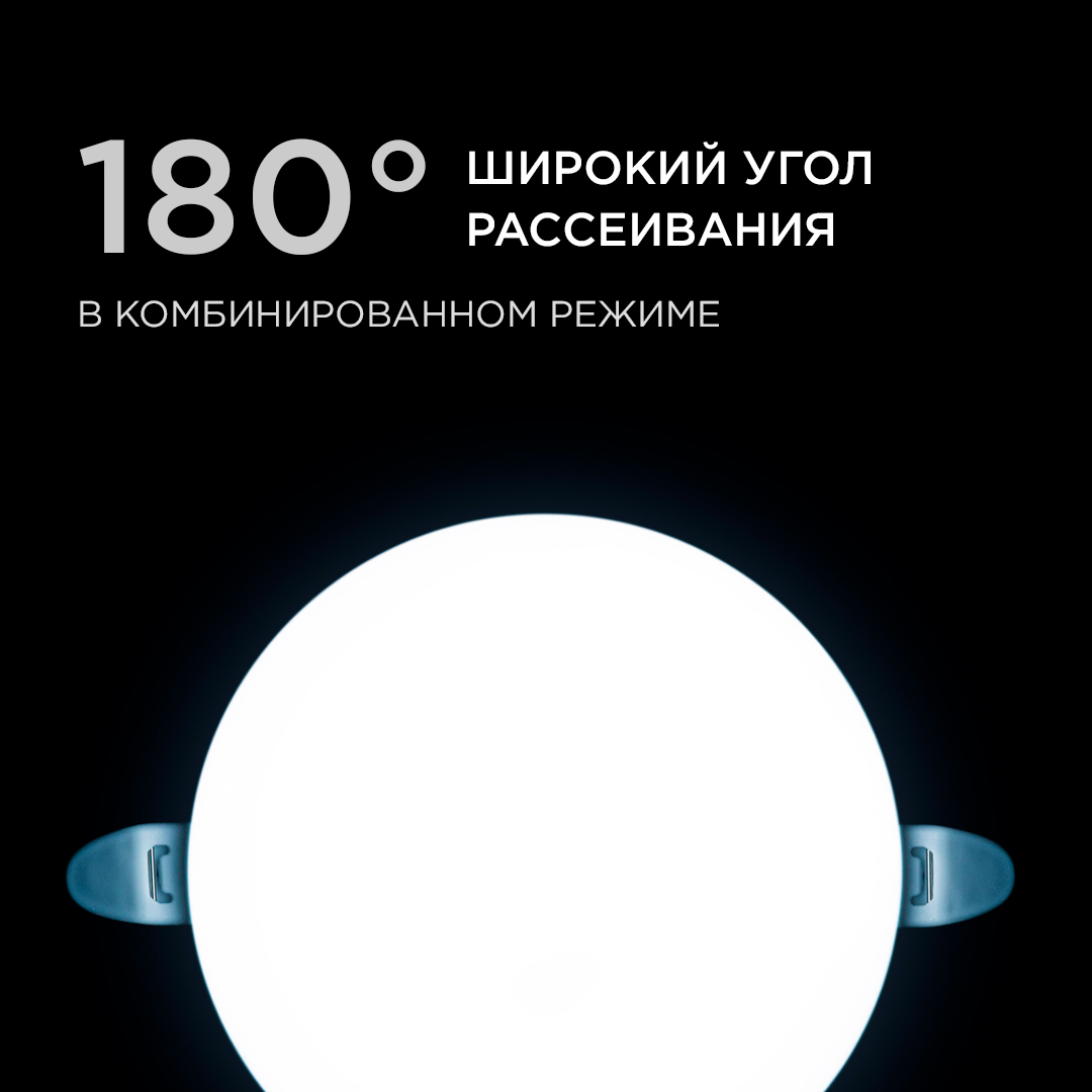 встраиваемая светодиодная панель безрамочная apeyron flp 06-105