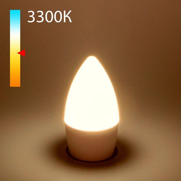 лампа светодиодная elektrostandard e27 8w 3300k матовая a048352