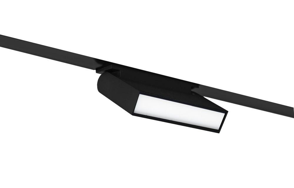 трековый светодиодный светильник для магнитного шинопровода crystal lux clt 0.33 002 6w bl m4000k