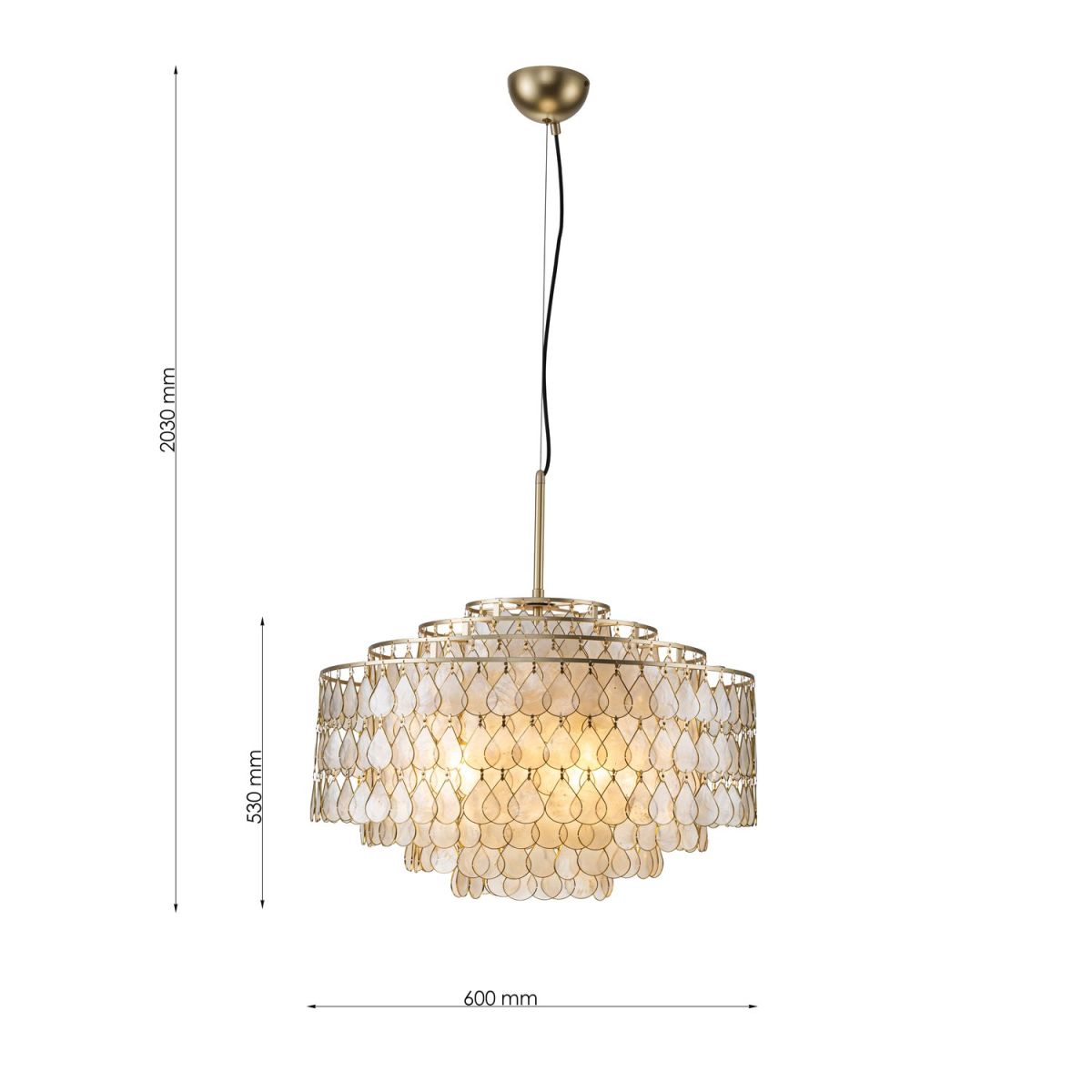 подвесная люстра favourite mollitia 4763-6p