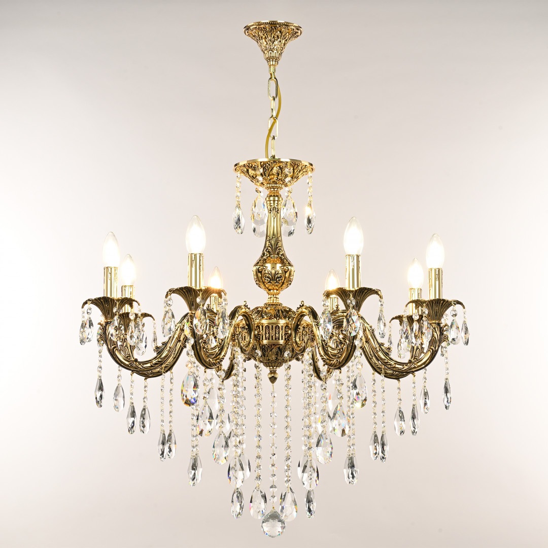 подвесная люстра bohemia ivele crystal al79101/8/250 b gb