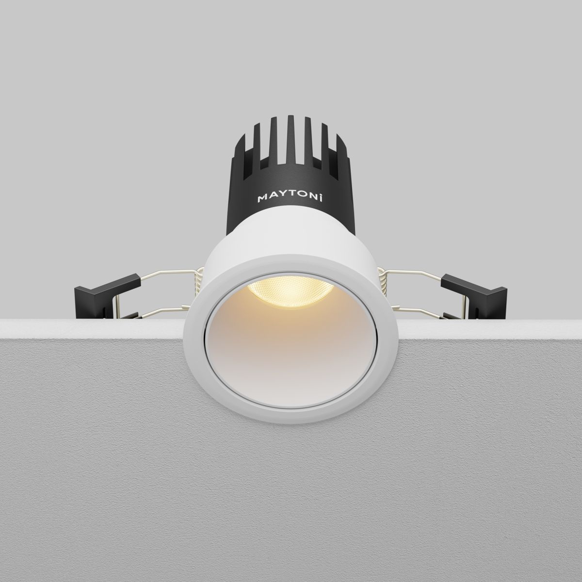 встраиваемый светильник maytoni dip dl116-10w-2.7k-w