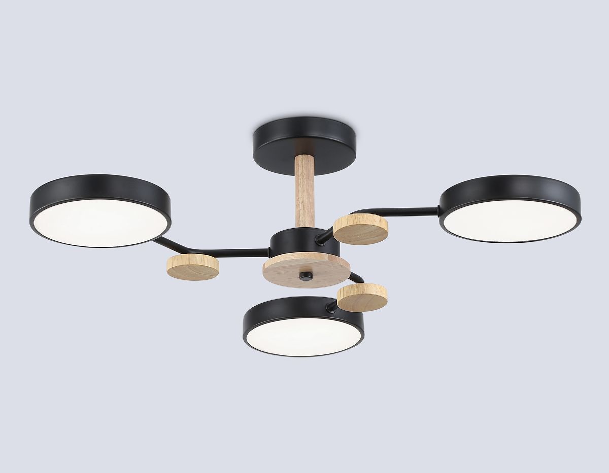 люстра на штанге ambrella light linetech comfort fl4857