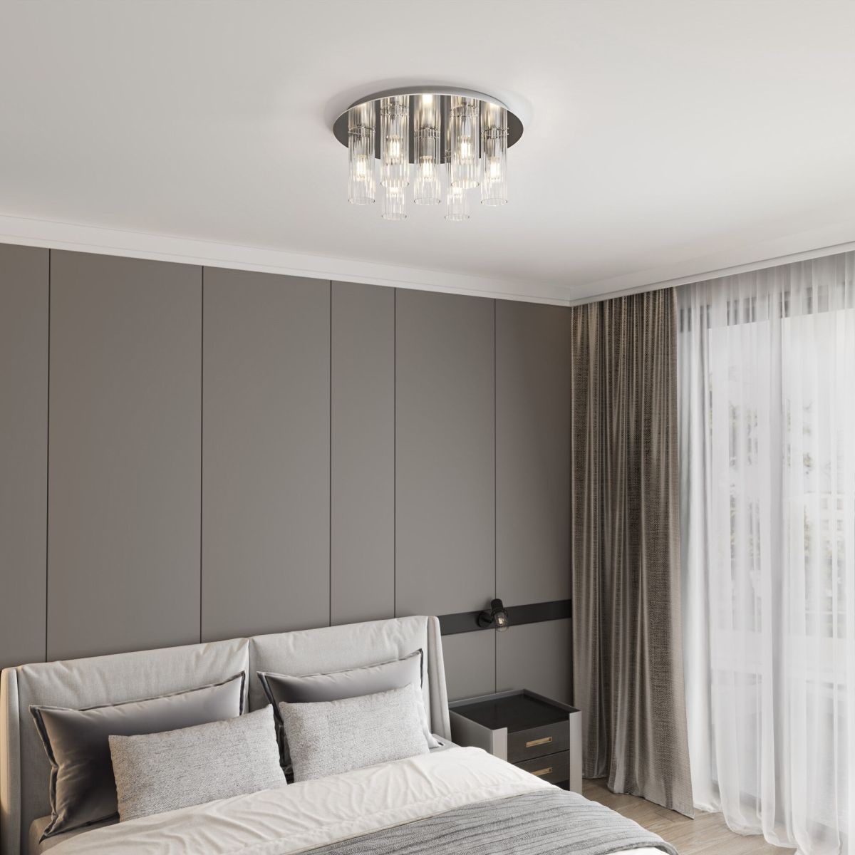 потолочный светильник eurosvet merge 502111/7 хром a071916