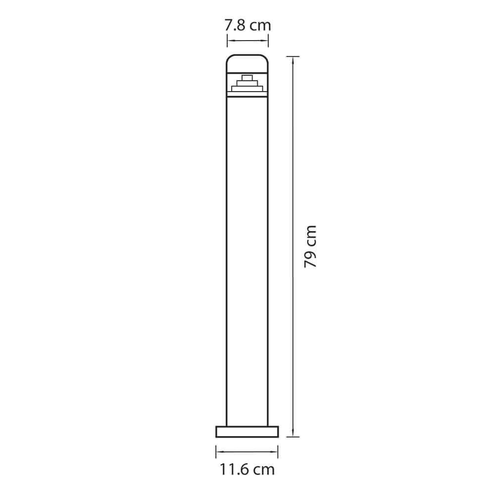 уличный светодиодный светильник lightstar raggio 376707