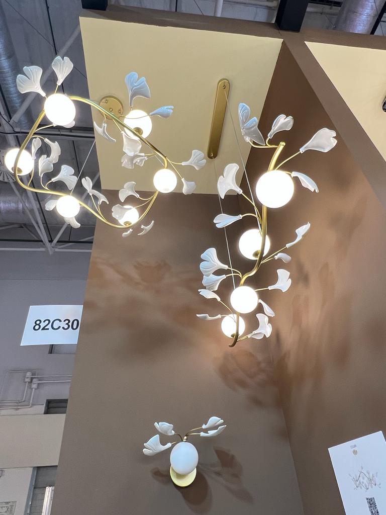 бра crystal lux colibri ap1 gold