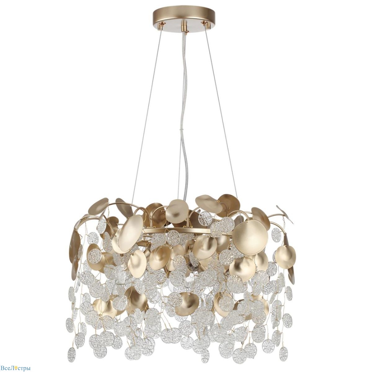 подвесная люстра odeon light classic coins 5104/6