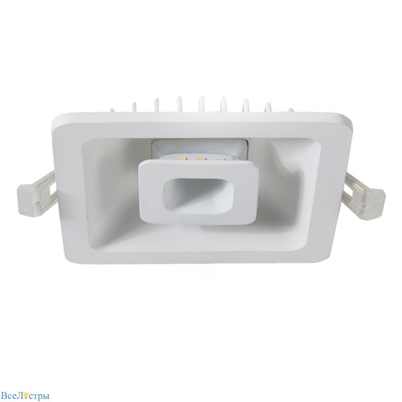 встраиваемый светодиодный светильник arte lamp canopo a7245pl-2wh