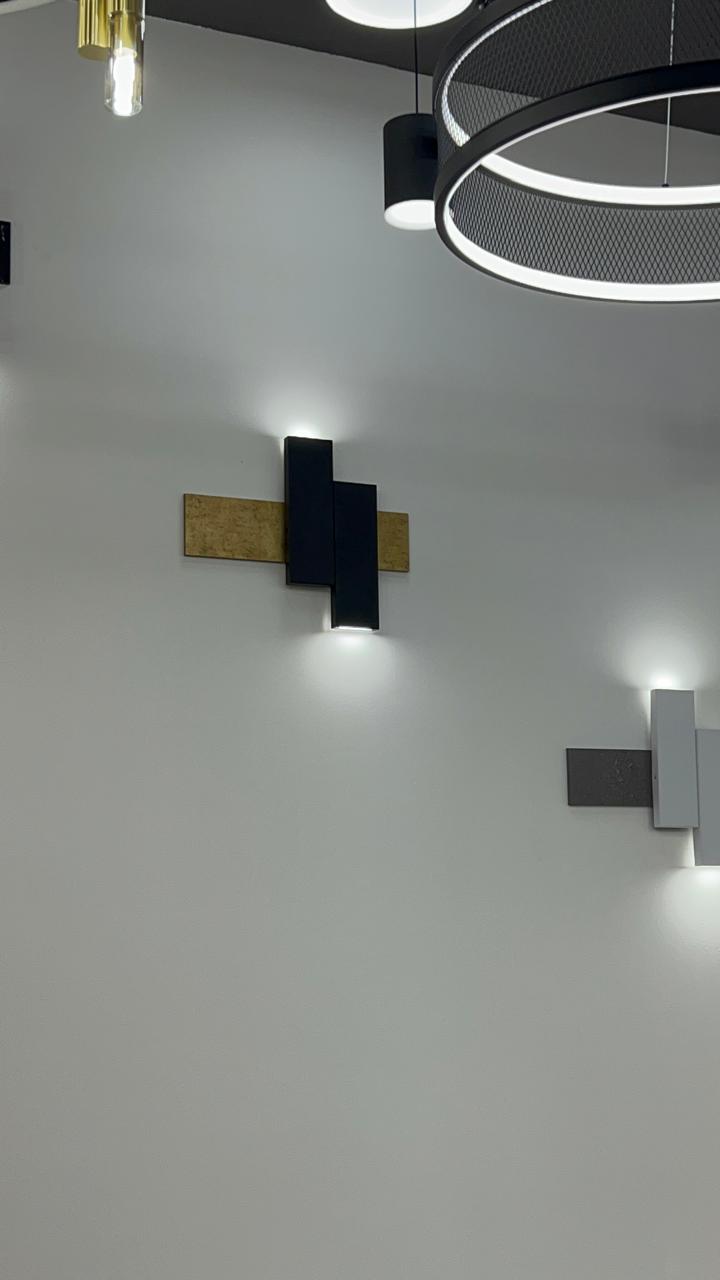 настенный светильник indigo avanzato 14023/2w gold stone v000118l