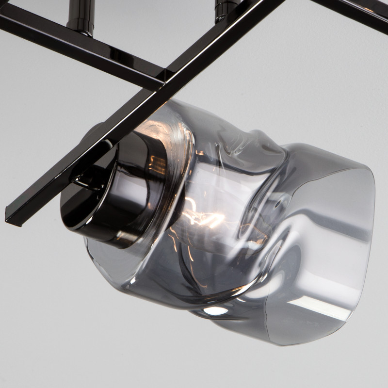 люстра на штанге eurosvet 30165/4 черный жемчуг