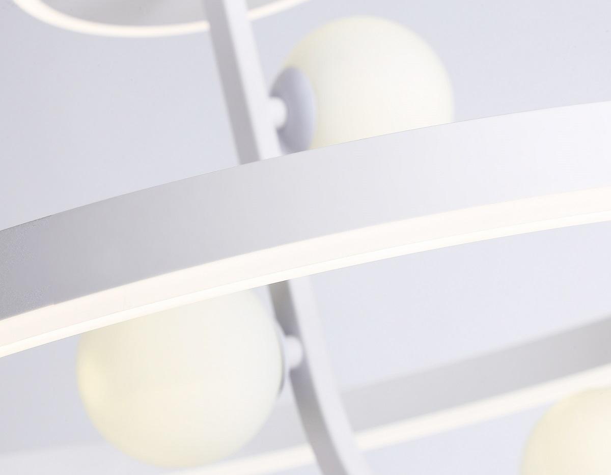 потолочная светодиодная люстра ambrella light comfort linetech fl66261