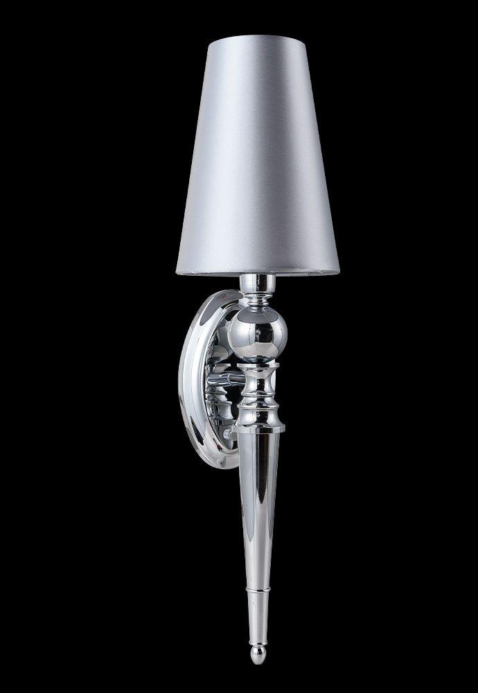 бра crystal lux per ap1 chrome/silver