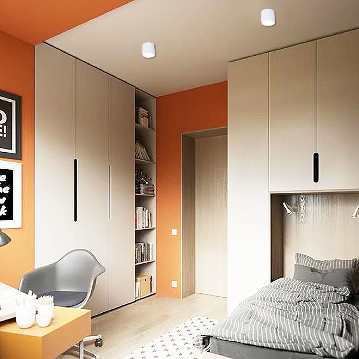 накладной светильник reluce 53005-9.5-001ld gx53 wt