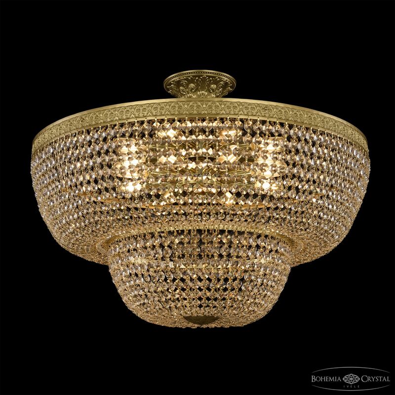 потолочная люстра bohemia ivele crystal al19091/55fl ag