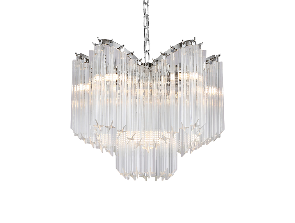 подвесная люстра newport amanda 8906/c nickel м0070328