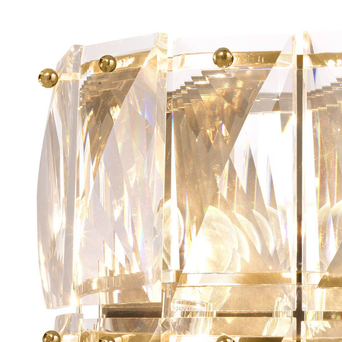 настенный светильник delight collection amazone kg1113w-2 brass