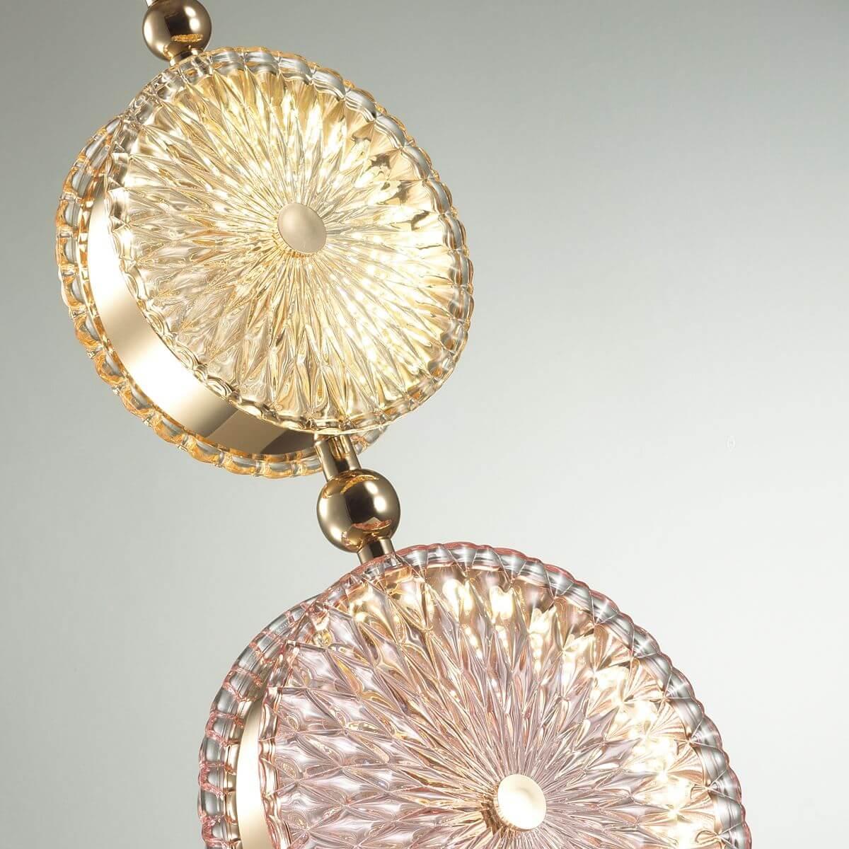 подвесной светодиодный светильник odeon light exclusive caramella 5412/13la