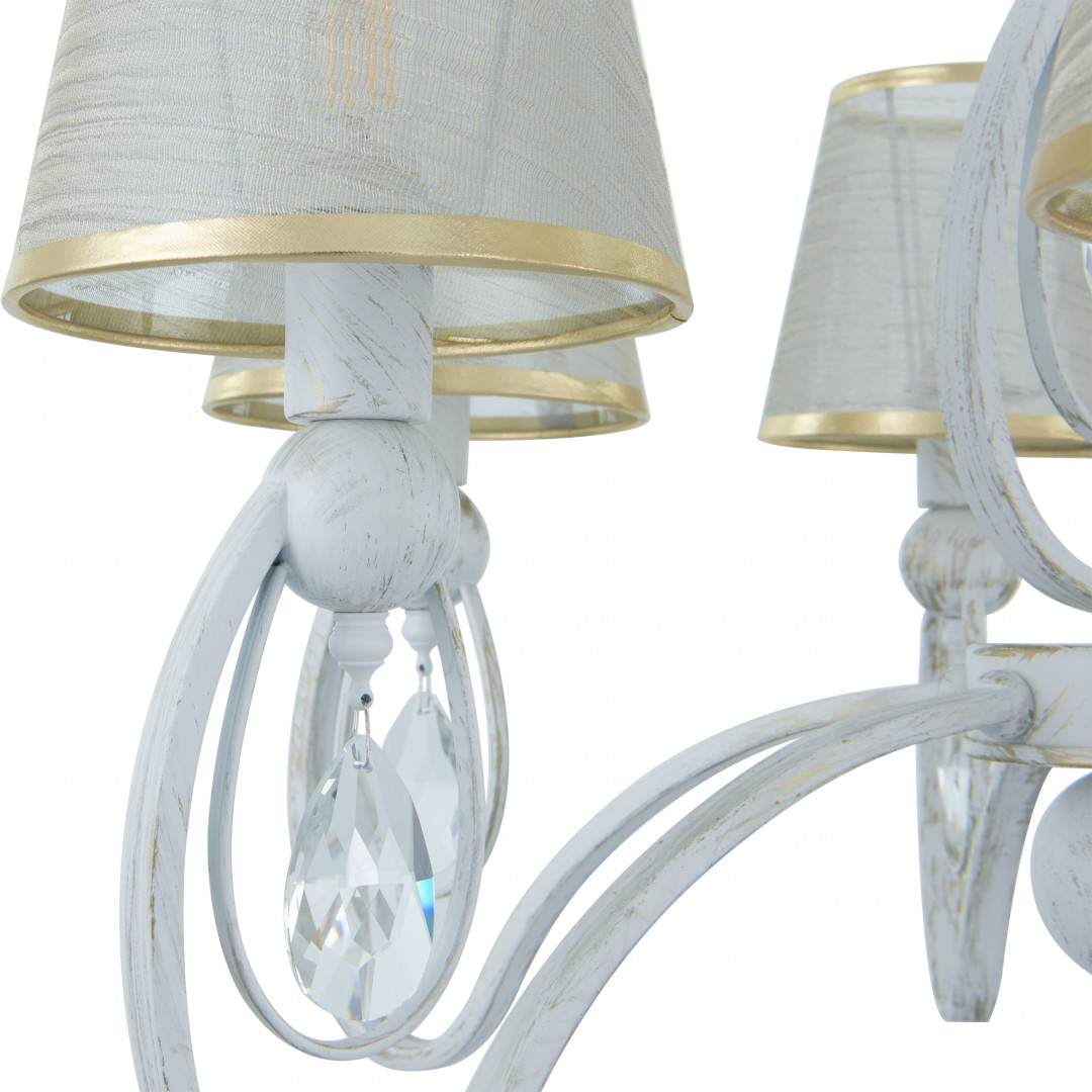 подвесная люстра arte milano 347203/6 wt+g
