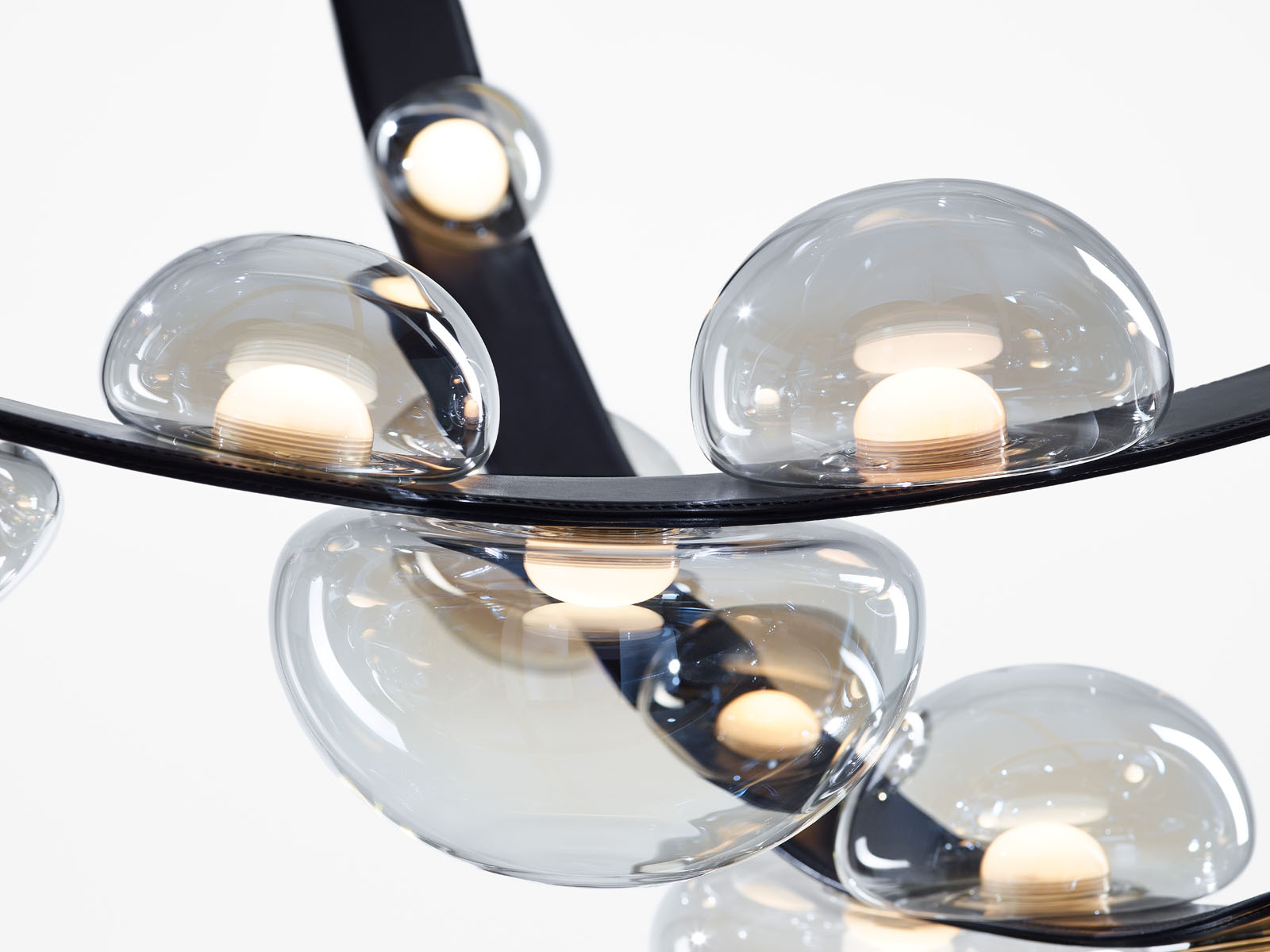 подвесной светильник delight collection dew drops 8300p black/smoky