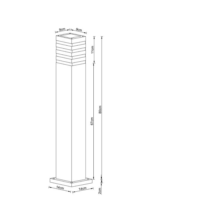 уличный светильник arte lamp heather a4418pa-1bk