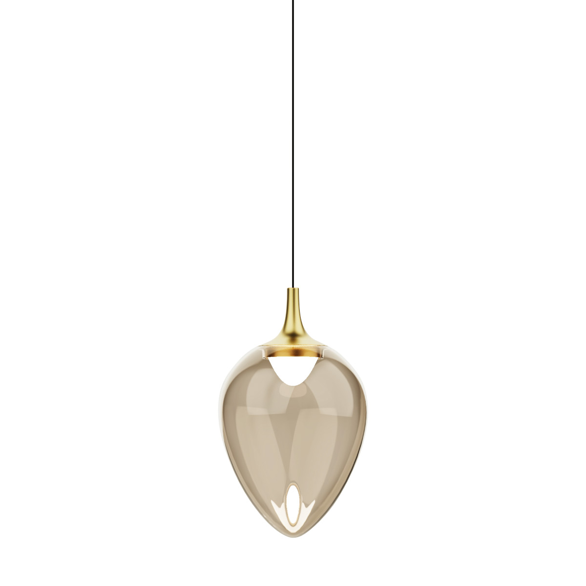 подвесной светильник delight collection md24001012-1a brass/champagne