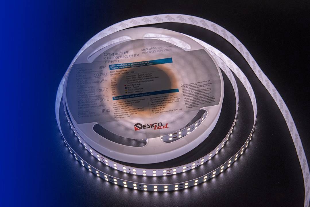 светодиодная лента designled dsg5120-24-nw-33 001133