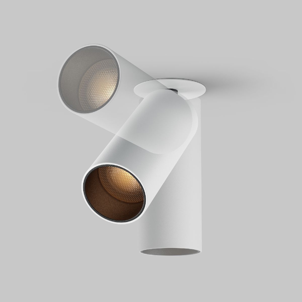 встраиваемый спот maytoni focus led c053cl-l12w2.7k-w-w