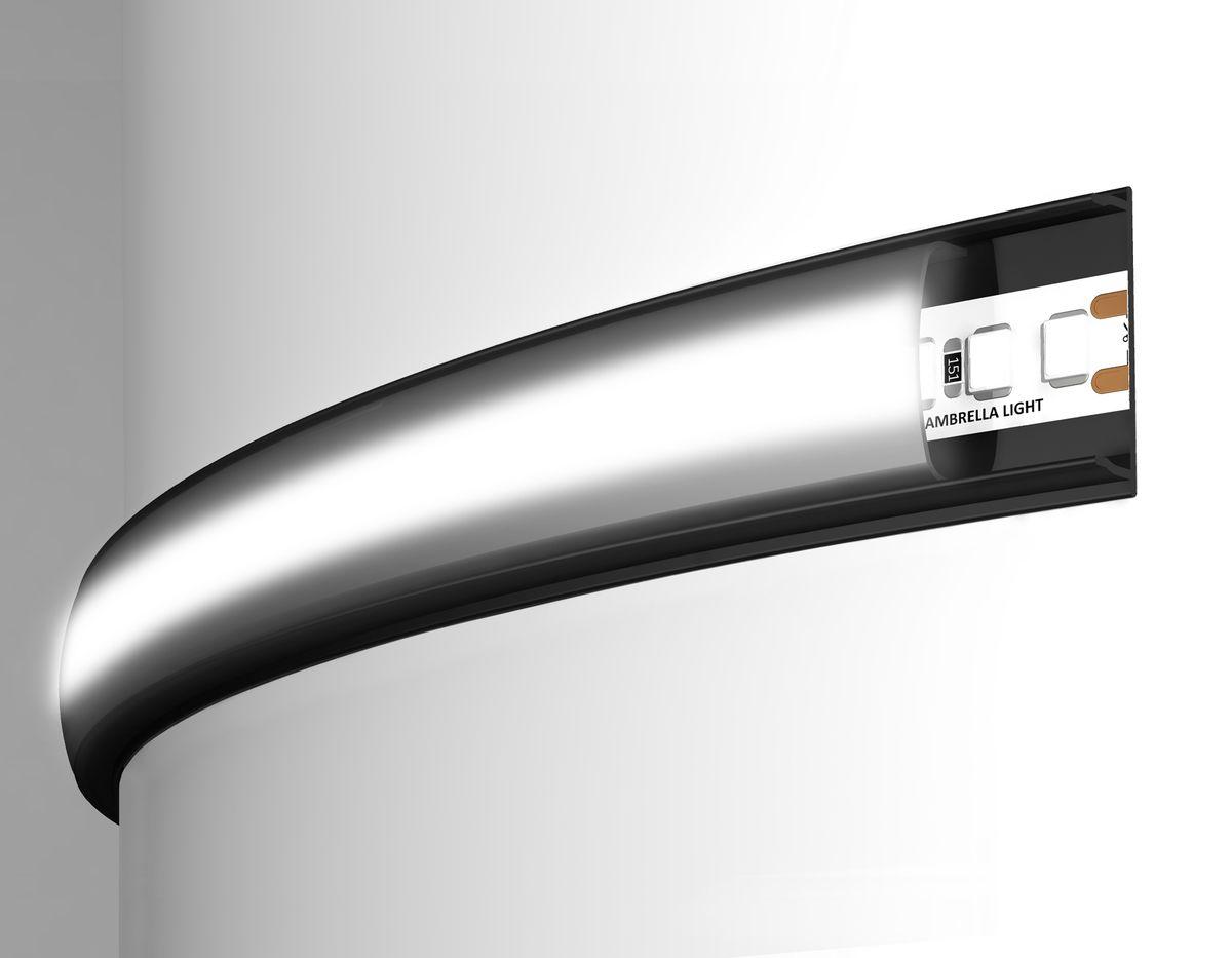 профиль с рассеивателем ambrella illumination gp1600bk/bk