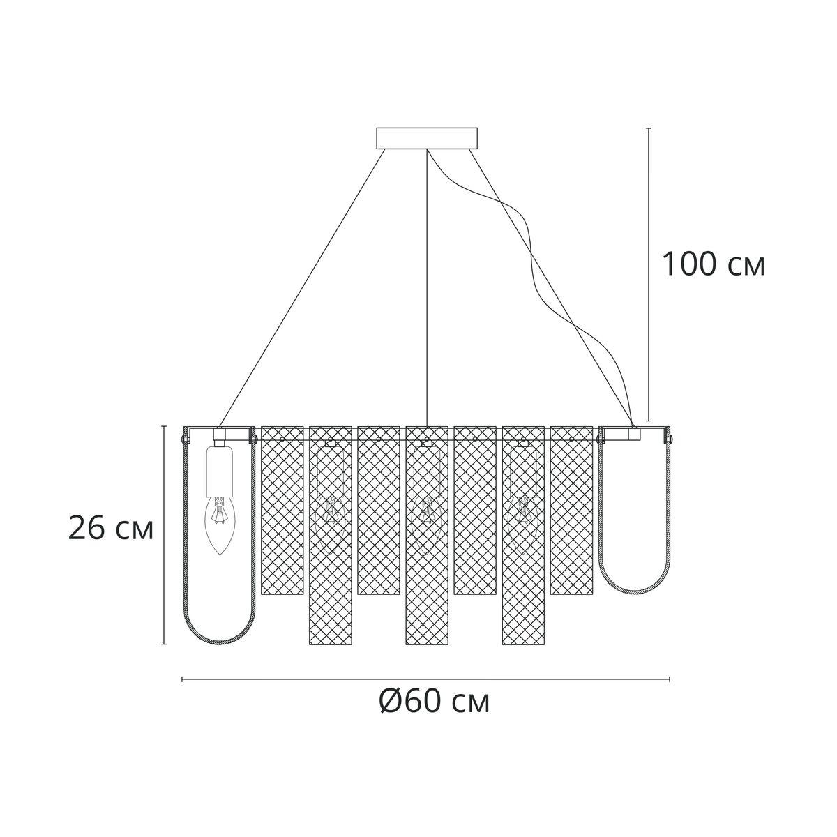 подвесная люстра arte lamp denebola a4074lm-10cc