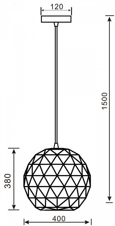 подвесной светильник deko-light asterope round 342130