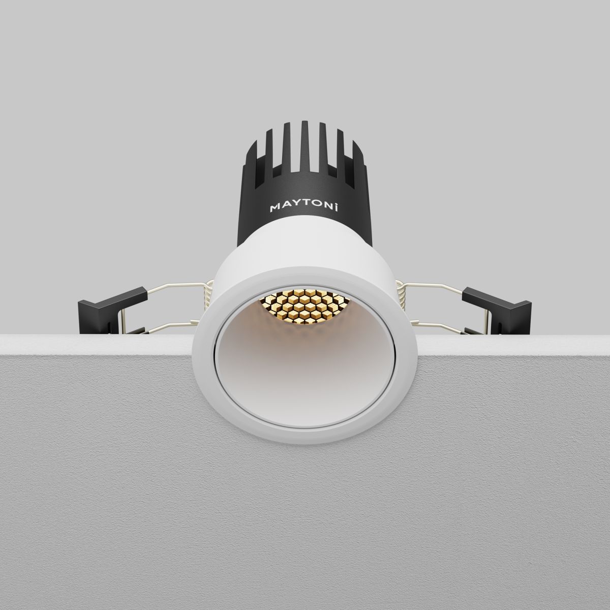 встраиваемый светильник maytoni dip dl116-10w-2.7k-w