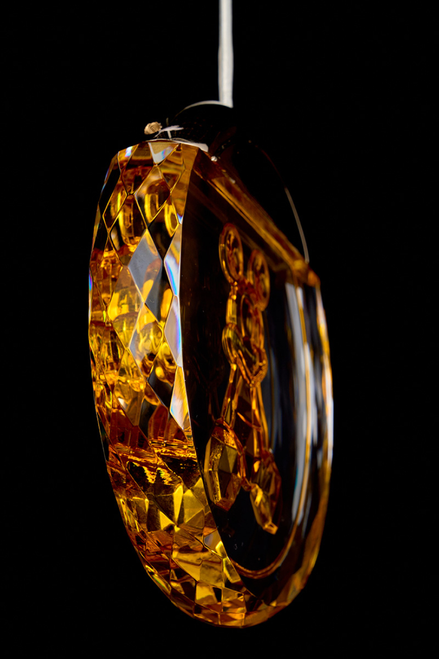 подвесной светильник mickey le7714/1or black chrome