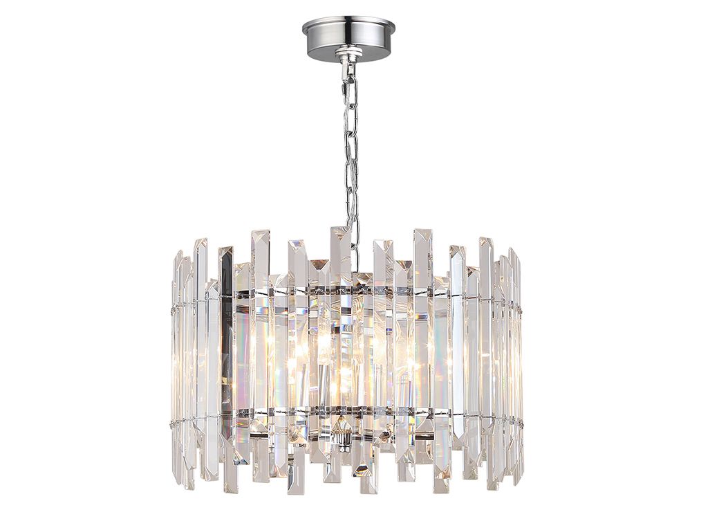 подвесная люстра newport alessia 8506/c nickel м0070394