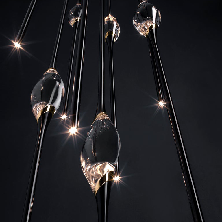 подвесной светильник delight collection pezzo om82111-12 pearl black