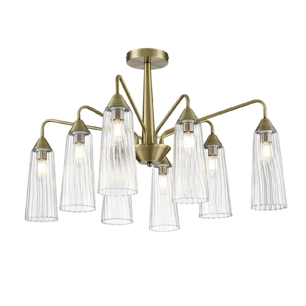 люстра на штанге lumion doliana 6584/8c