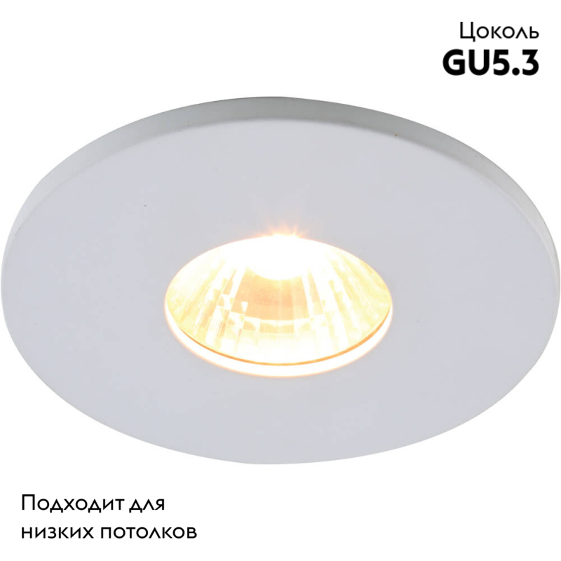 встраиваемый светильник divinare simplex 1855/03 pl-1