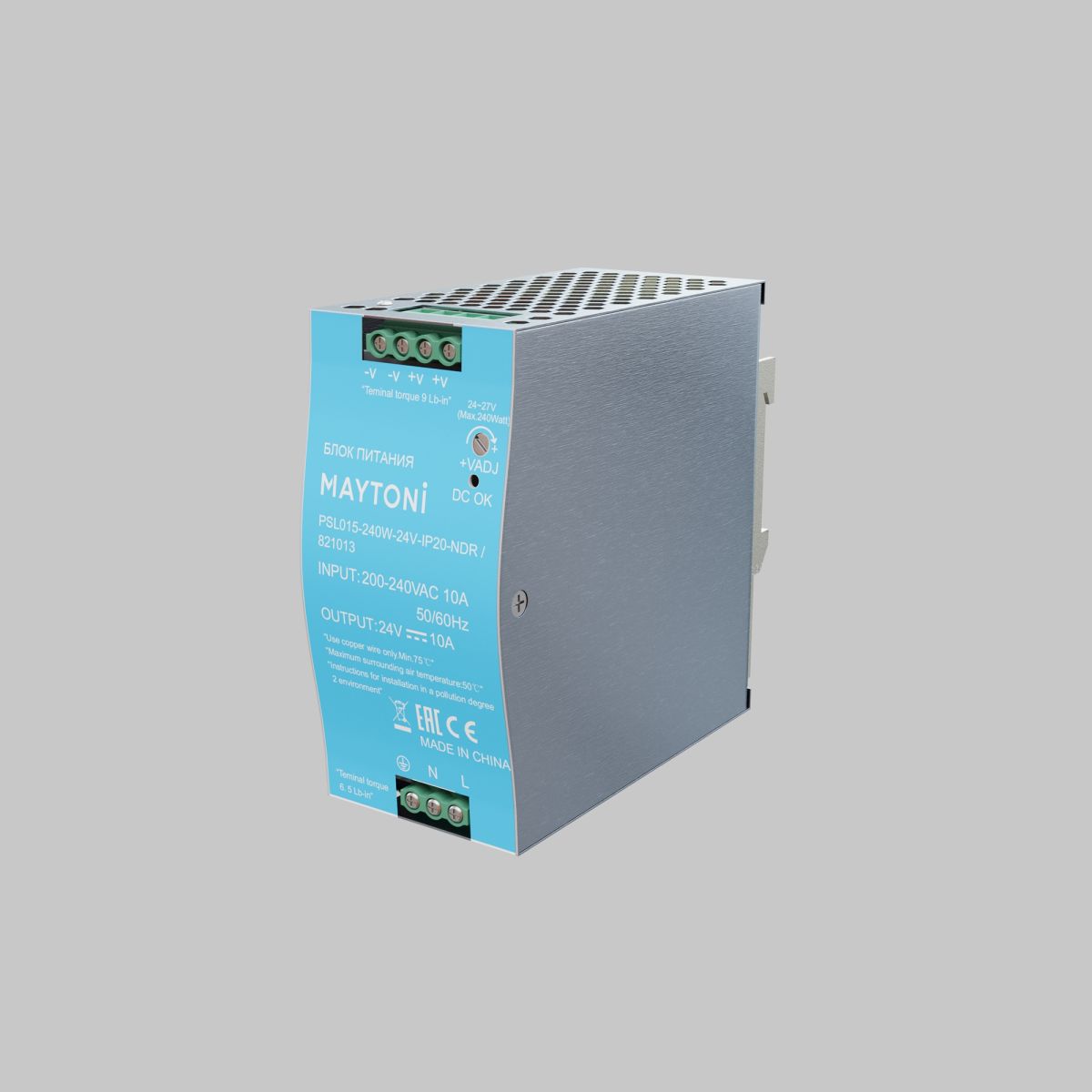 блок питания maytoni psl015 240вт dc24в ip20 821013