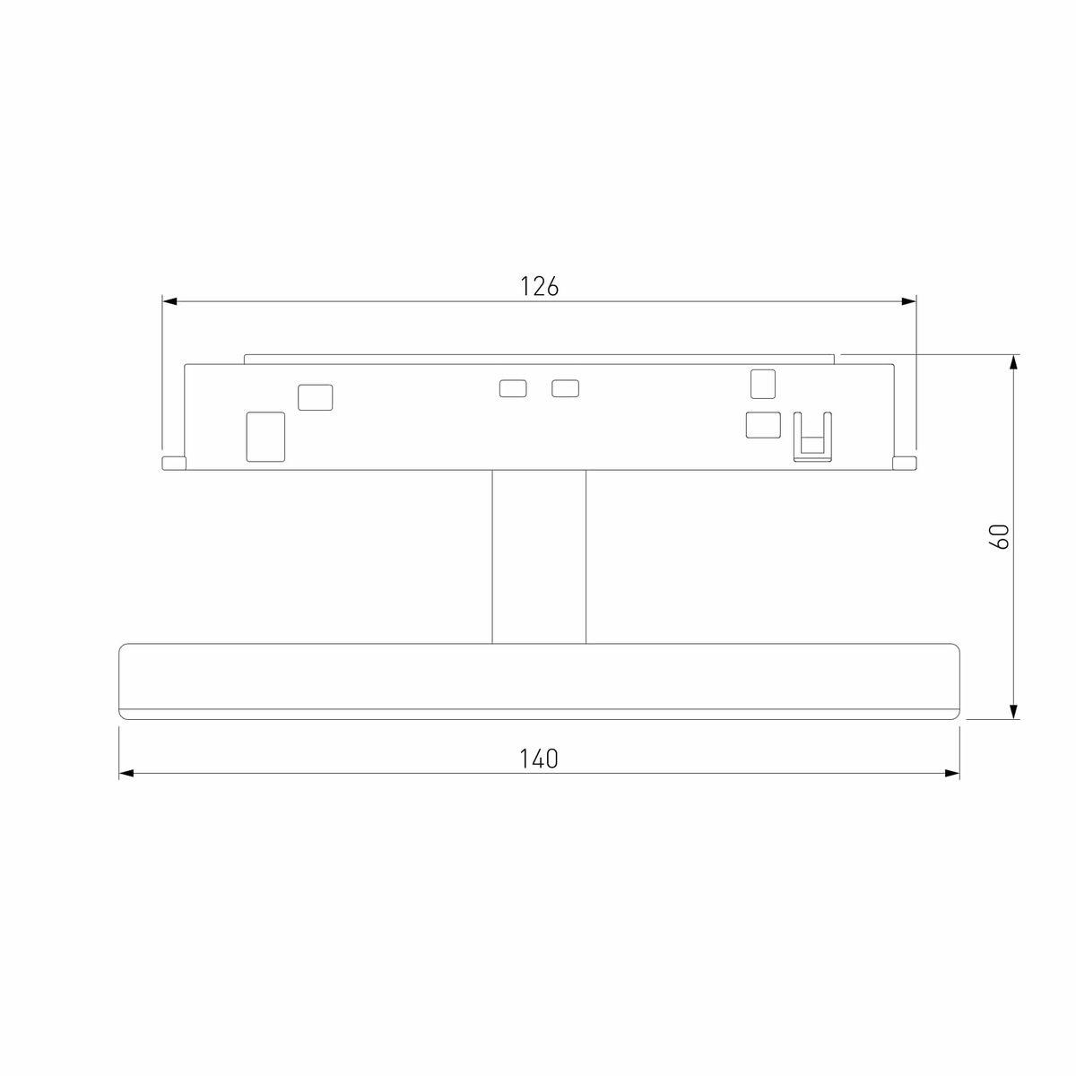трековый светодиодный светильник elektrostandard slim magnetic cally 85172/01 a065984