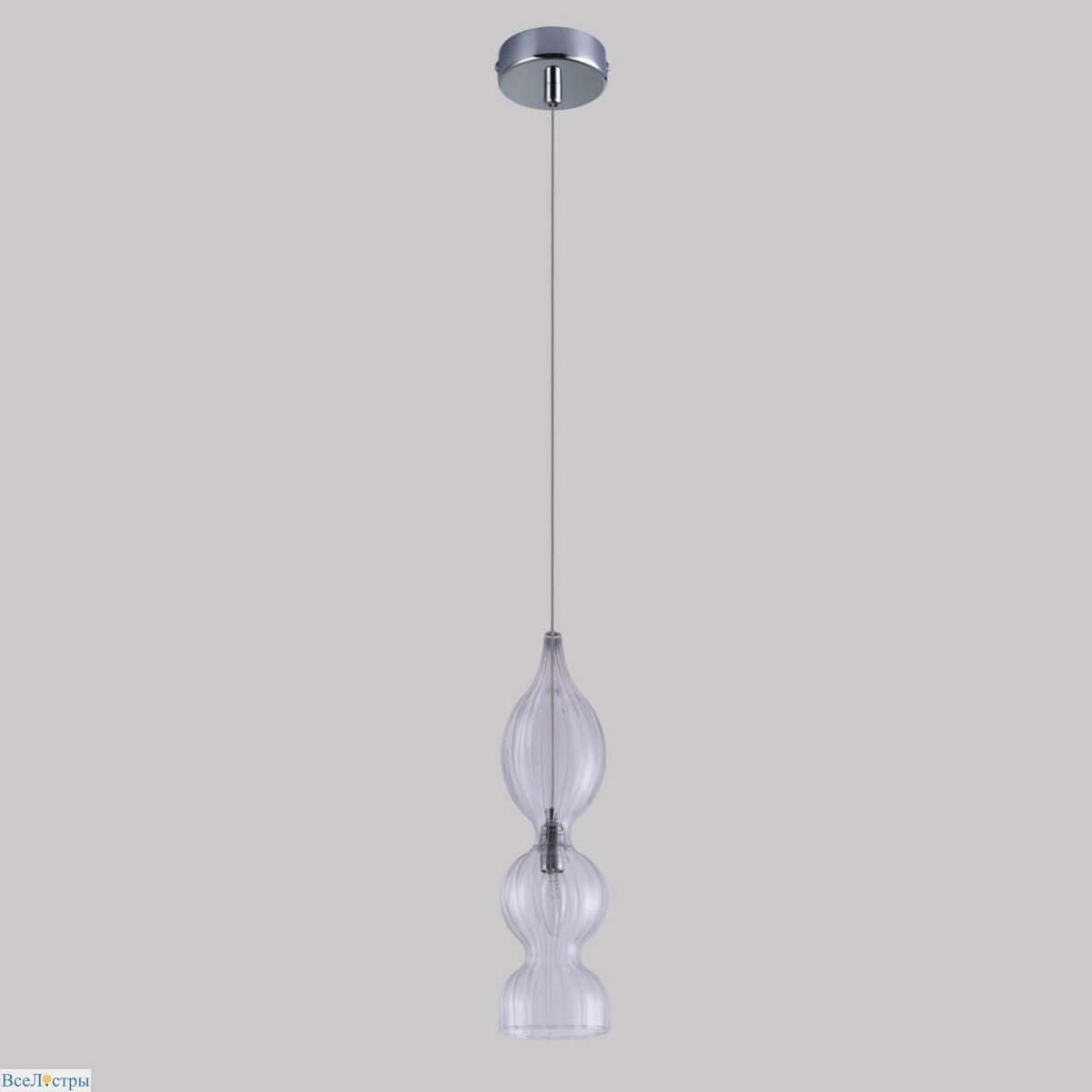 подвесной светильник crystal lux iris sp1 b transparent