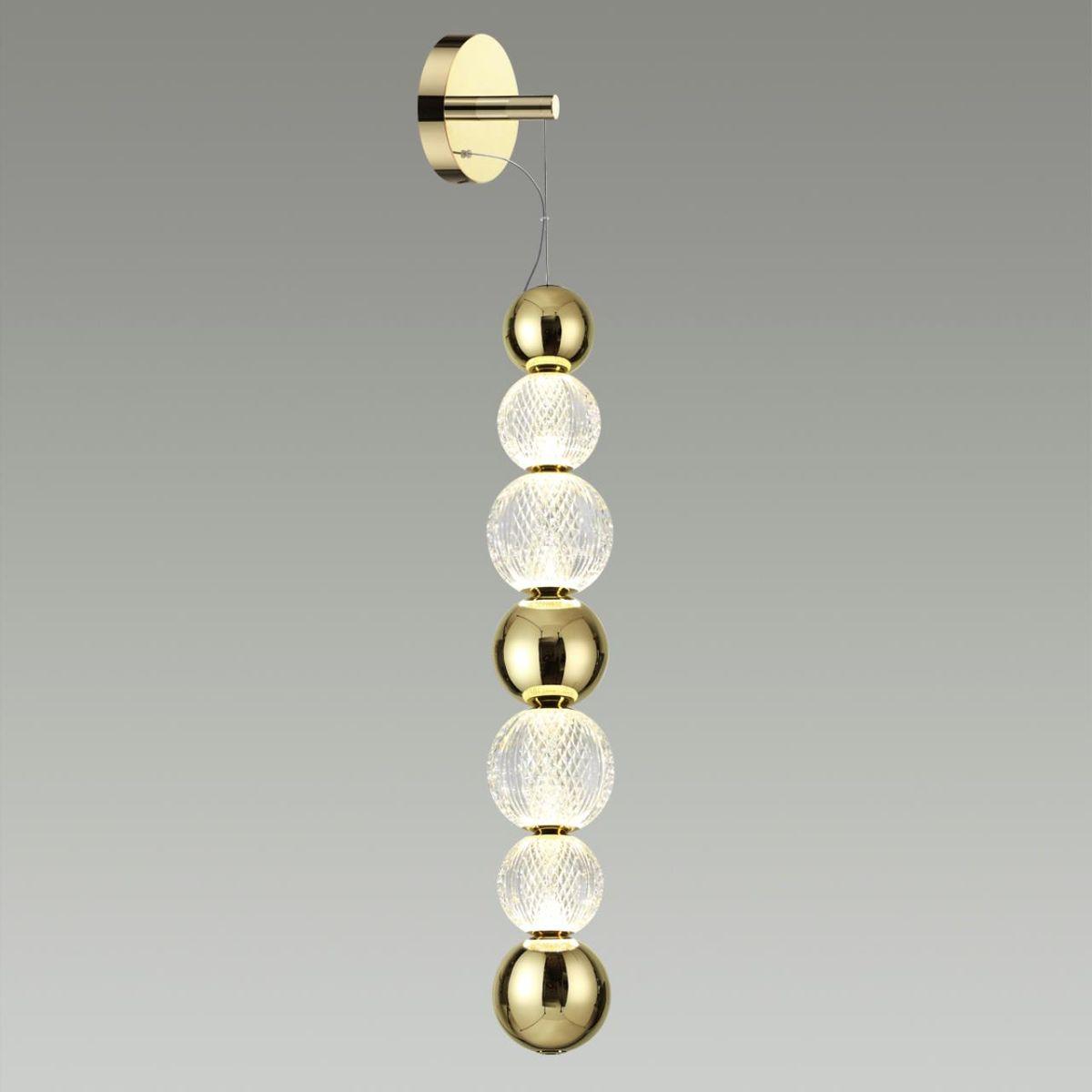 бра odeon light crystal 5008/13wl