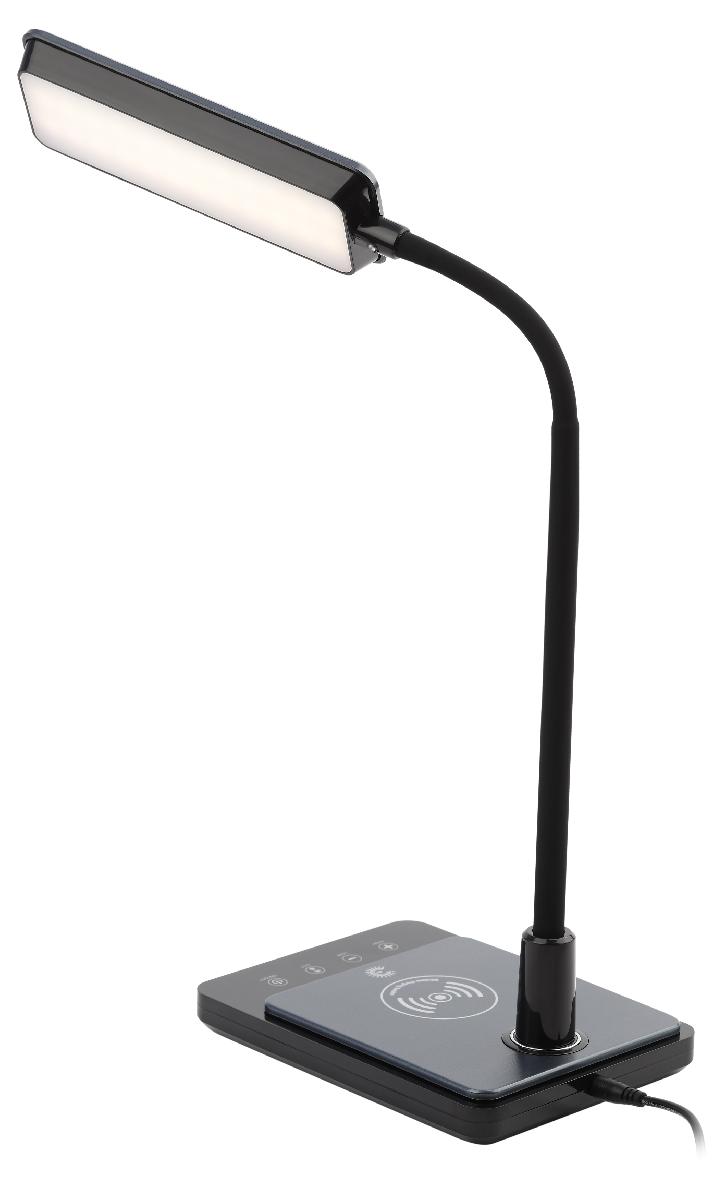 настольная лампа эра nled-499-10w-bk б0052777