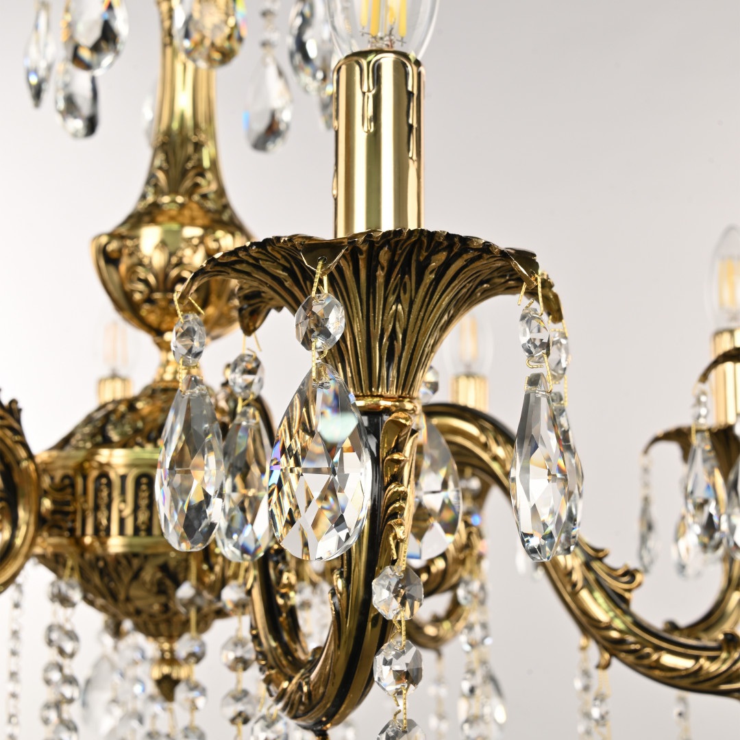 подвесная люстра bohemia ivele crystal al79101/8/250 b gb
