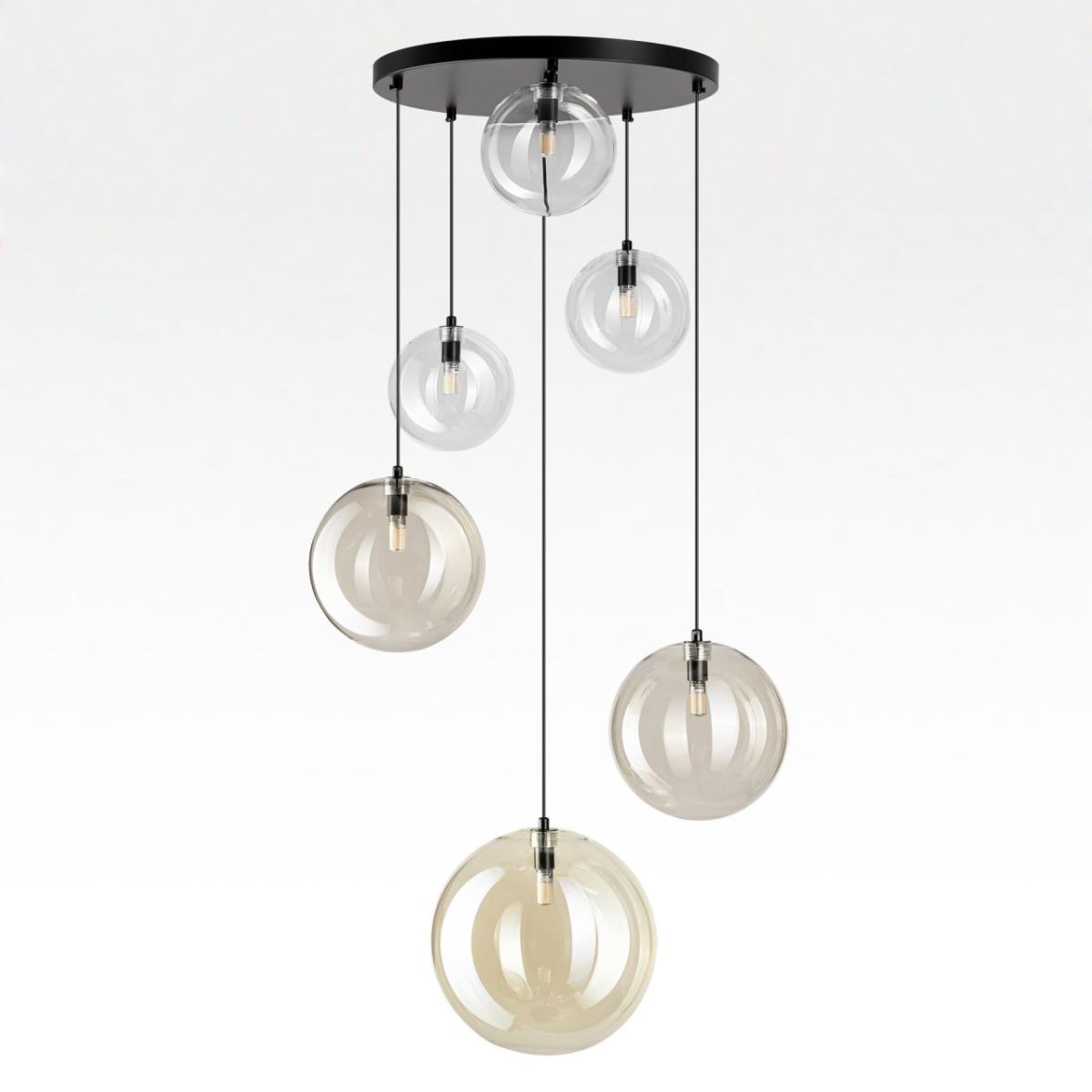 каскадная люстра citilux orton cl202163