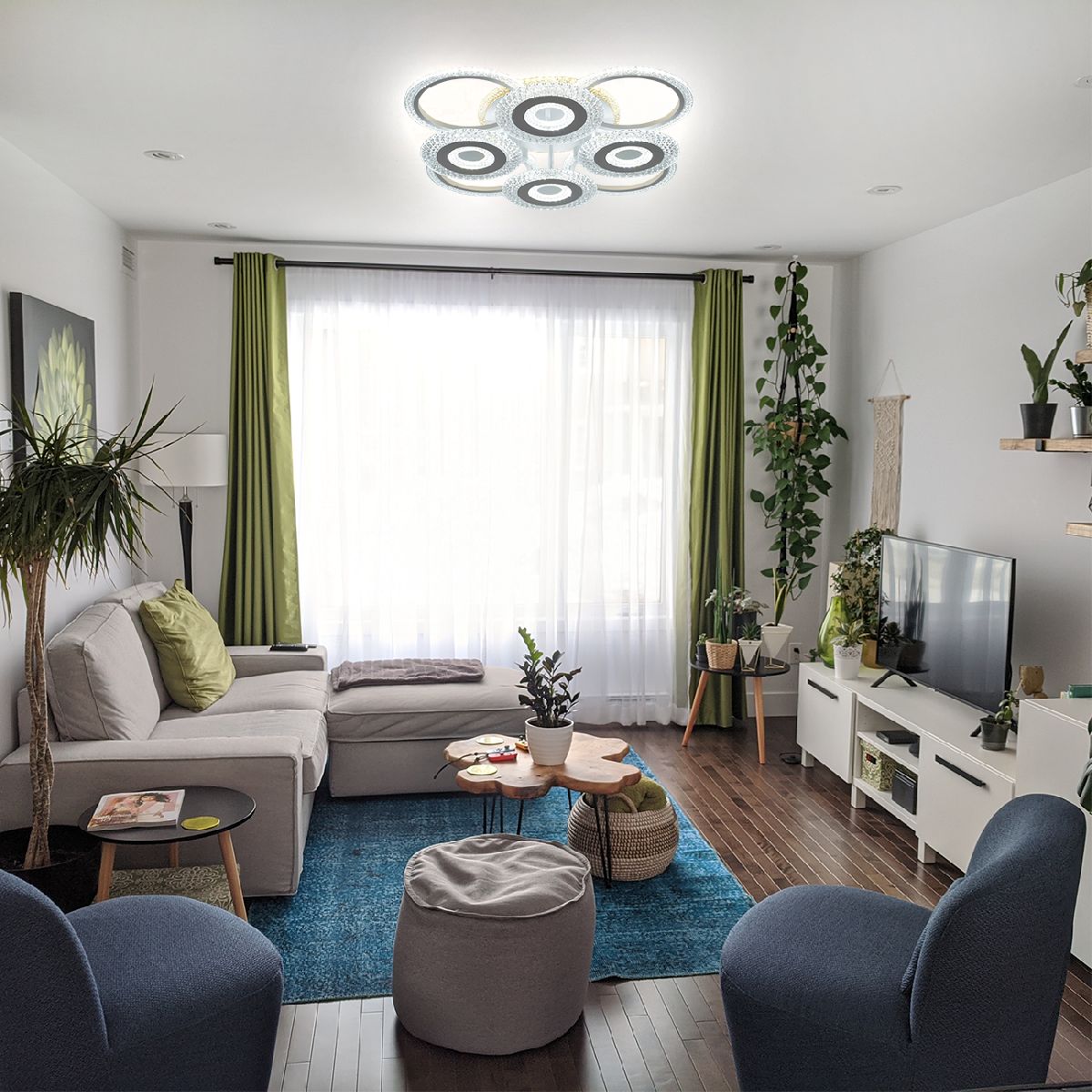 потолочная люстра escada klio 10276/8led
